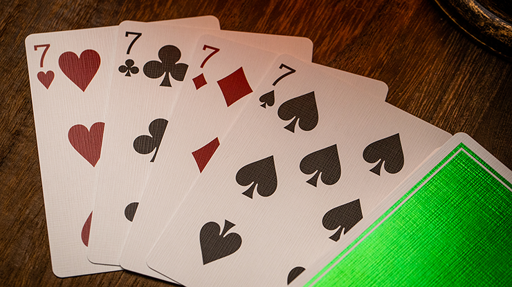 NOC (Verde) The Luxury Collection Playing Cards por Riffle Shuffle x The House of Playing Cards