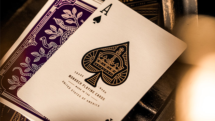 Monarch Royal Edition (Morada) Playing Cards - Theory11