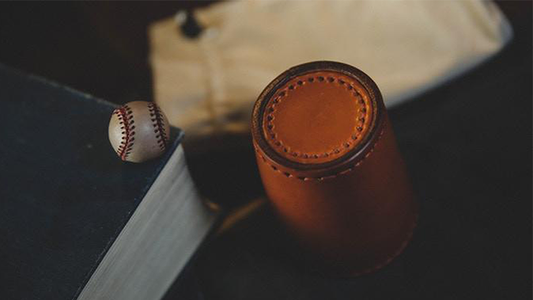 Leather Chop Cup with Balls (Café) by TCC