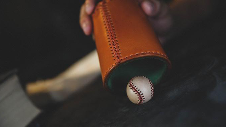 Leather Chop Cup with Balls (Café) by TCC