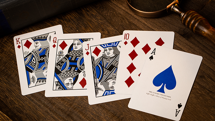 NOC (Azul) The Luxury Collection Playing Cards por Riffle Shuffle x The House of Playing Cards