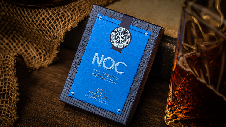 NOC (Azul) The Luxury Collection Playing Cards por Riffle Shuffle x The House of Playing Cards