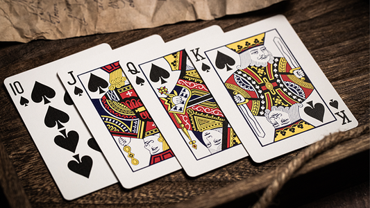 Jerry's Nugget (Icey Blue) - Marked Monotone Playing Cards