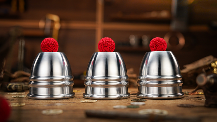 Aluminum Alloy Cups and Balls Set -  TCC Magic