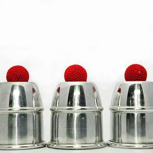 Set Cubiletes Aluminio Chop Cup - Bazar de magia